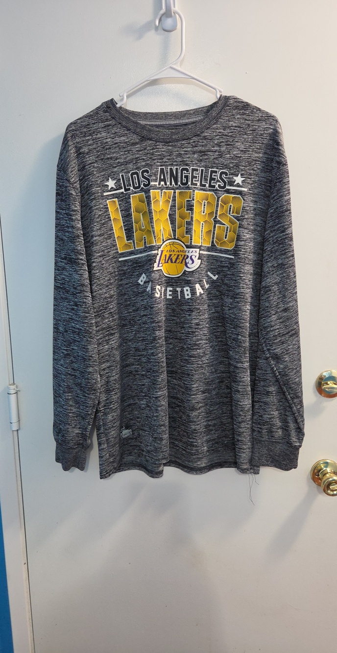 Los Angeles Lakers Men's Gray Crewneck Sweatshirt XL